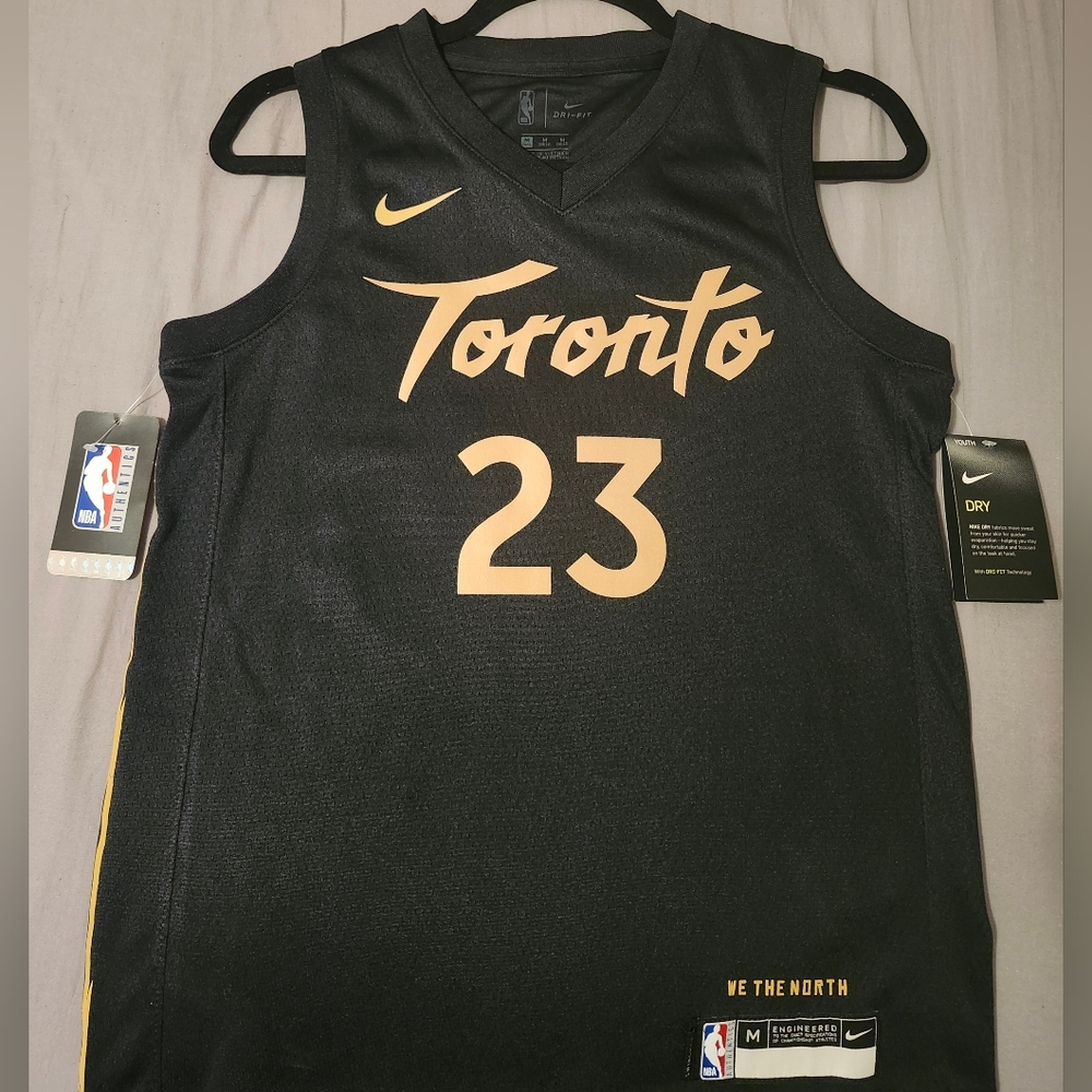 Nike Toronto Jersey in Black and Gold